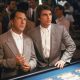 Tom Cruise and Dustin Hoffman in 'Rain Man' standing at a Poker Table
